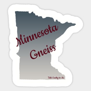 Minnesota Gneiss Sticker